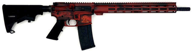 Rifles Long Guns Great Lakes Firearms ZPAP M85 223Rem|5.56NATO GLFA AR-15 223WYL 16 BATTLEWORN RED 30RD